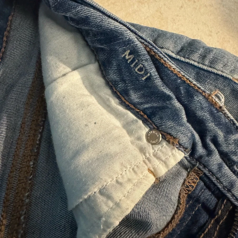 All American eagle jean shorts!